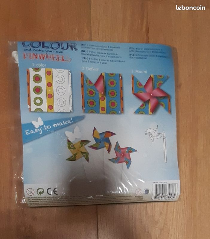 3 moulin à vent à colorier et fabriquer soi même (image 2)