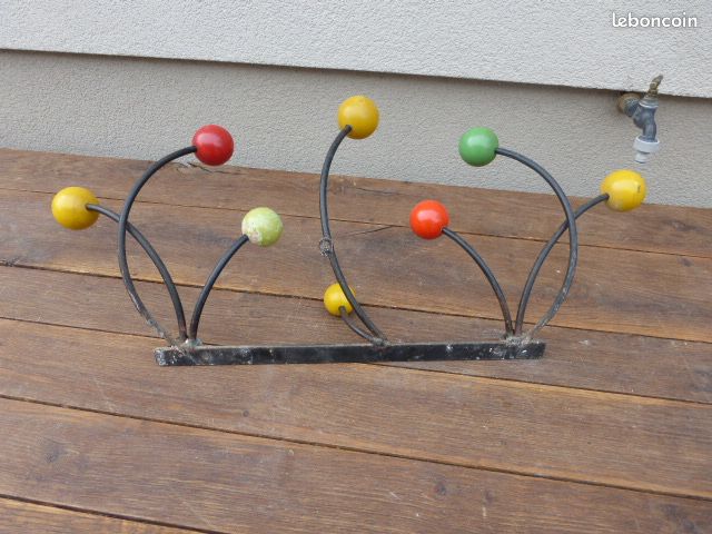 Porte manteaux vintage Roger Feraud pop art années 50 (image 2)