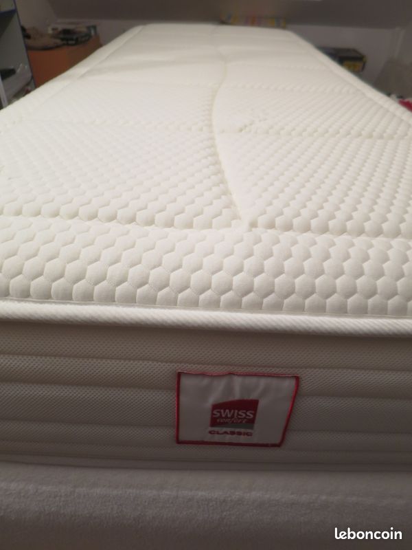 2 matelas Swiss Confort 80x200 état neuf (image 2)