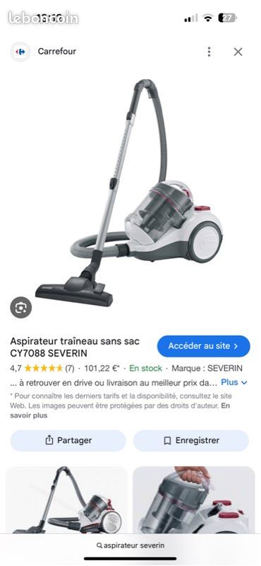 Amazon Sac Aspirateur Severin S Power Sotel Severin CY 7103 Vacuum