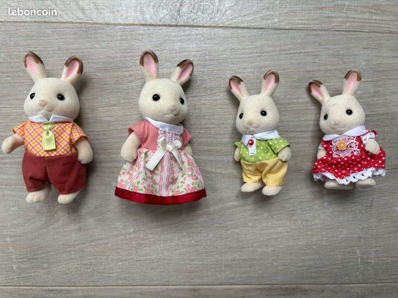 Sylvanian famille lapin chocolat (image 1)