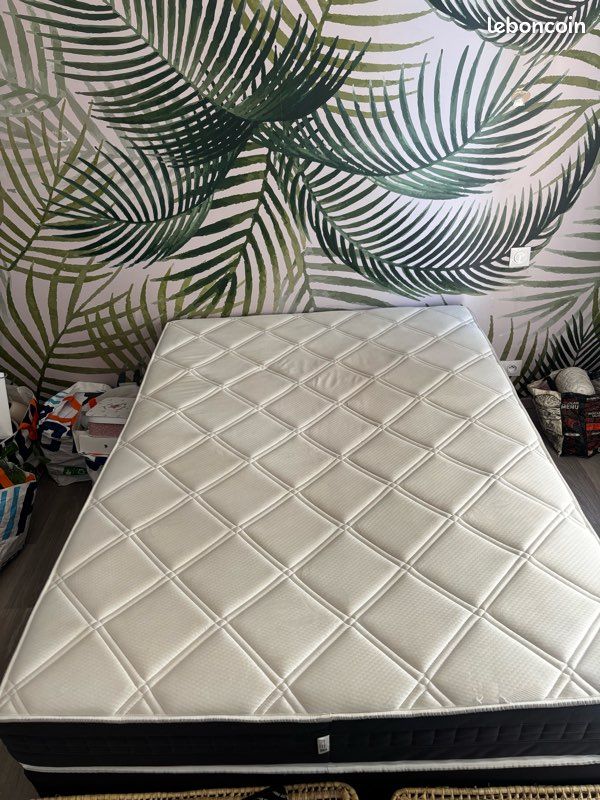 Ensemble sommier + matelas 140x190 (image 1)