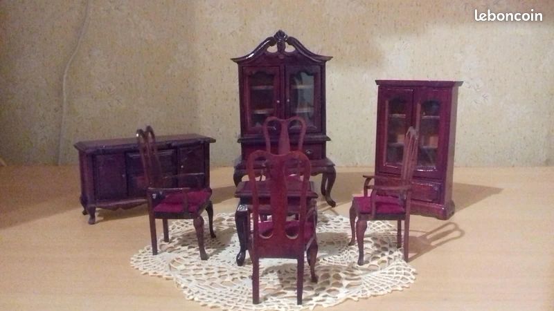 Odoria Meubles de bureau miniatures à l'échelle 1/12 Accessoires pour maison de poupée
