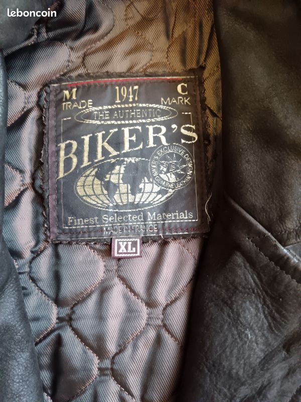 Veste cuir homme XL (image 2)