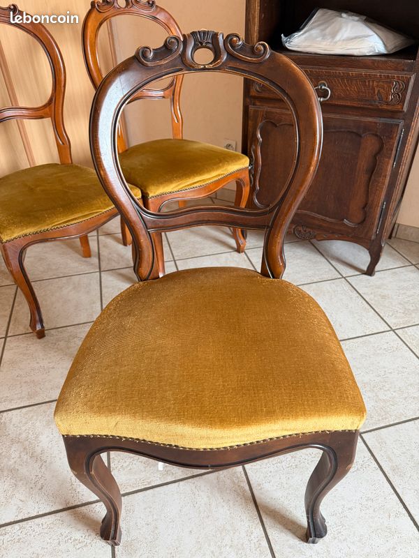 Chaises style Louis Philippe (image 6)