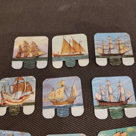 PLAQUE MÉTAL BATEAU ANCIEN 30 X 20 CM