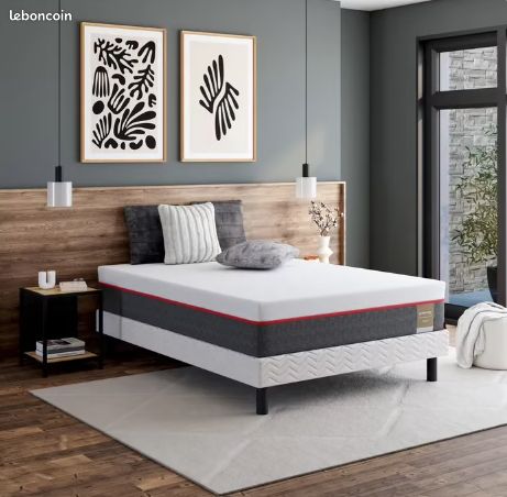Sommier et matelas très récent 140 X190 But (image 3)