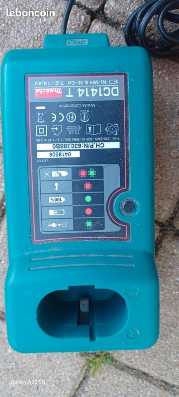 Visseuse MAKITA 6280D + mallette + 3 batteries HS + chargeur (image 3)