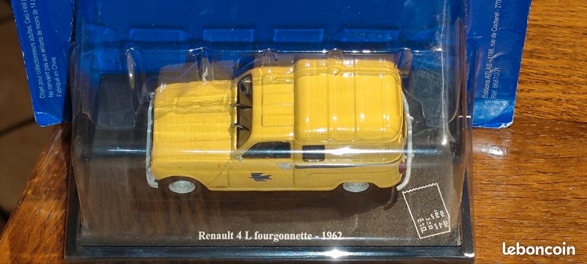 Modèle Réduit Renault 4L Fourgonnette Postale Atlas / Norev 1/43 - Occasion