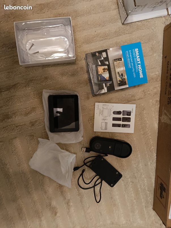 Caméra de sonnette connectée Smart Home – Neuve (image 3)