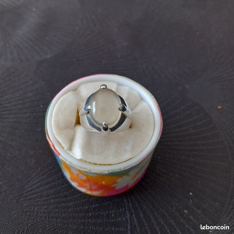 Superbe bague argent et pierre de lune (image 1)
