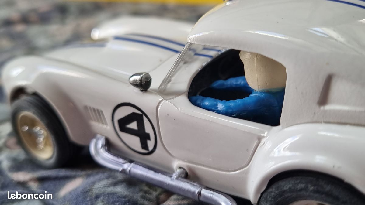 Voiture Slot Racing Reprotec - AC Cobra N°6 Riverside 66 - Échelle 1/32, MIB - Occasion