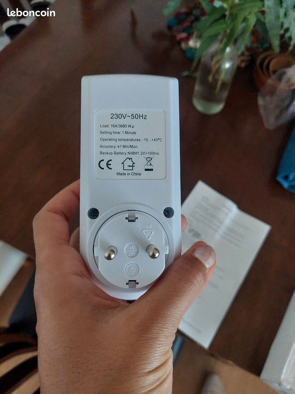 Prise Minuterie Compte à Rebours