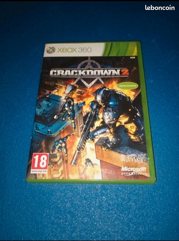 xbox 360 CRACKDOWN 2 pal fr complet microsoft