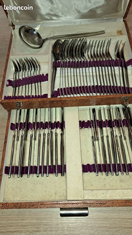 Ménagère de 24 Pièces - OHMG - HSTURYZ - Acier Inoxydable - Pour 6