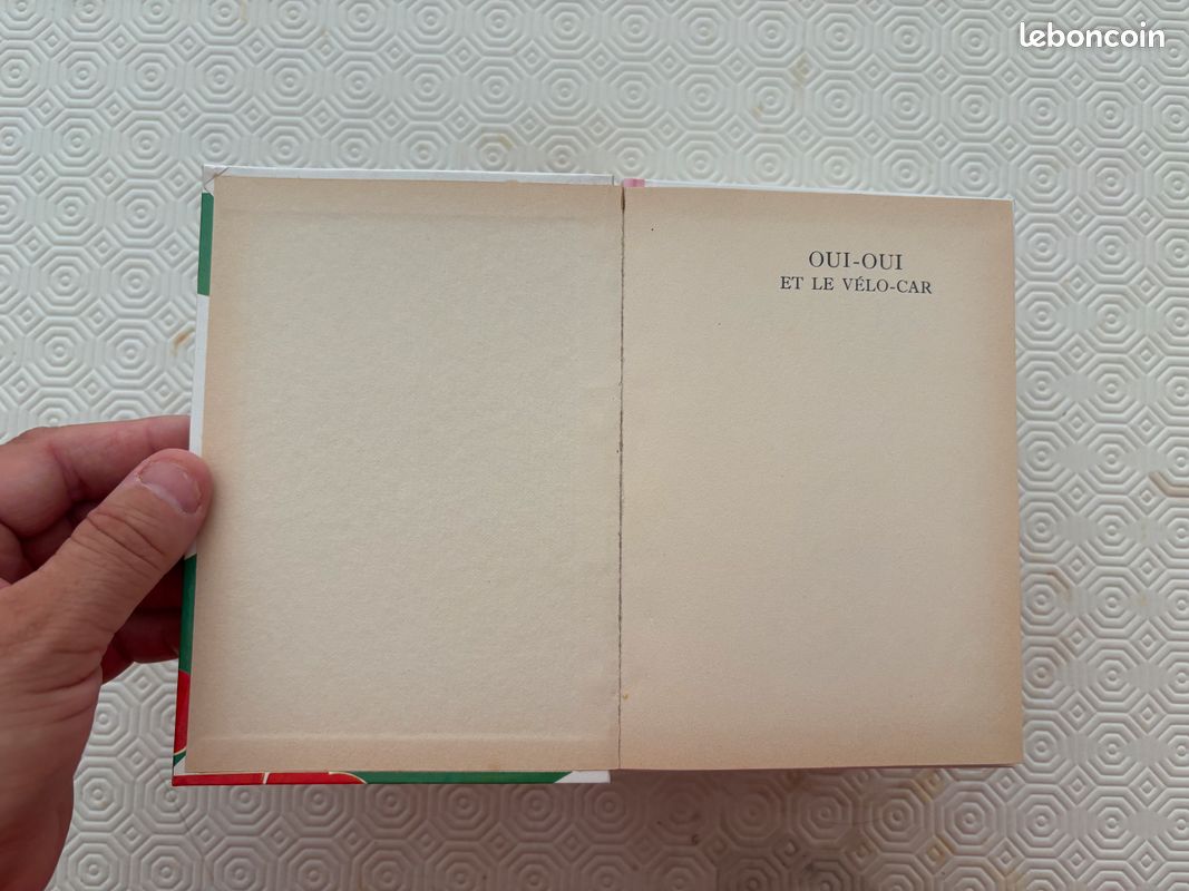 Oui oui et le vélo car, Enid Blyton, Hachette, Biblio Rose, (image 2)