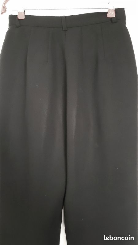 Pantalon fluide noir T38 (image 4)