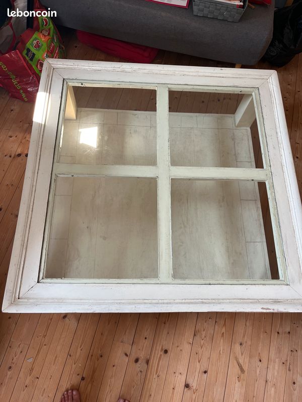 A vendre table bois et verre (image 2)