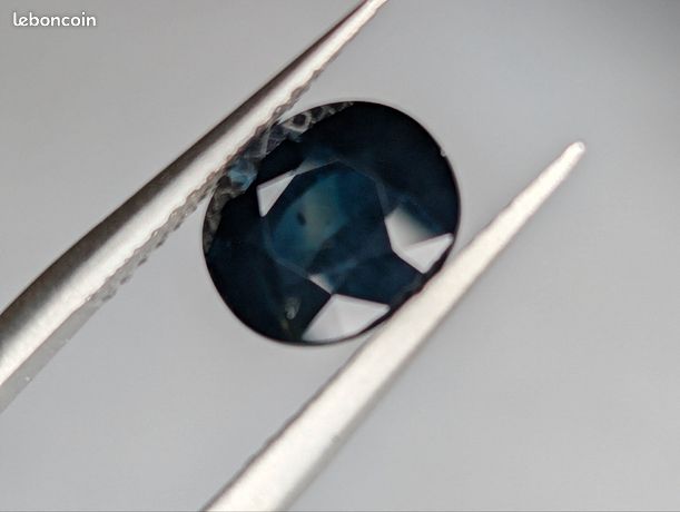 Saphir Bleu D'Australie Naturel – 3.8 Mm, 0.44 Ct, Traité H-chauffage, Rare