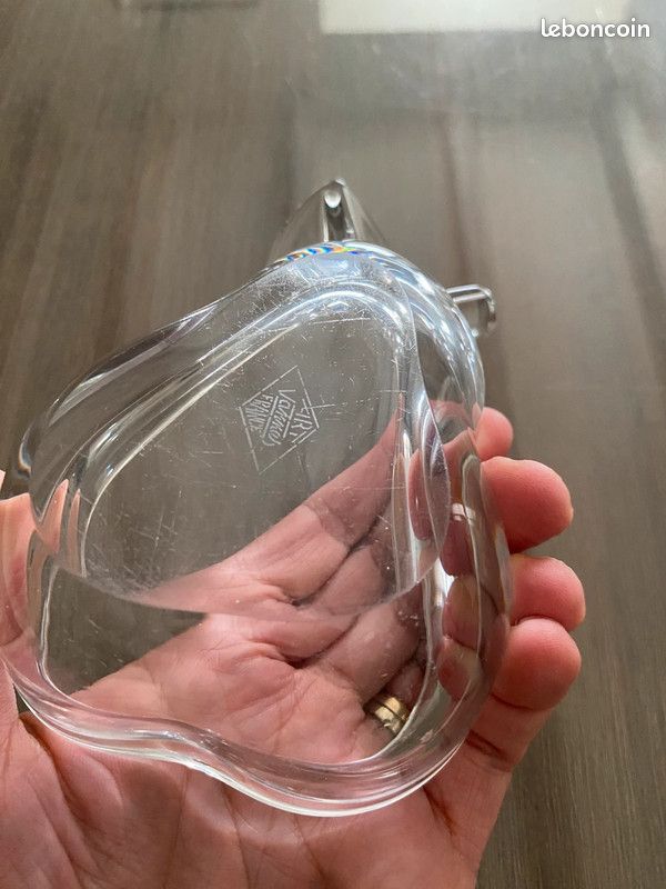 Vide poche poire en cristal Art Vannes vintage (image 2)
