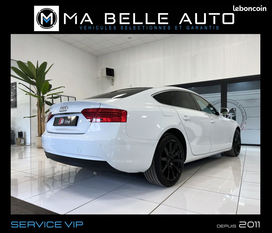 AUDI A5 SPORTBACK 2.0 TDI 143 AMBITION LUXE MULTITRONIC / carnet + factures / parfait état (image 6)