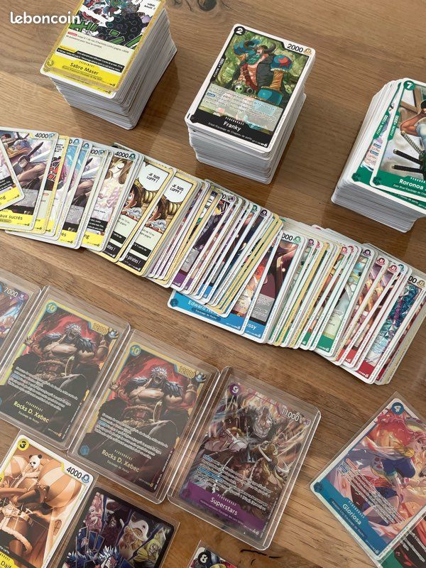 Lot de plus de 600 cartes One Piece fr op17 (image 6)
