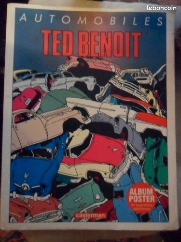 Automobiles Ted Benoit album poster 21 illustrations détachables (image 1)