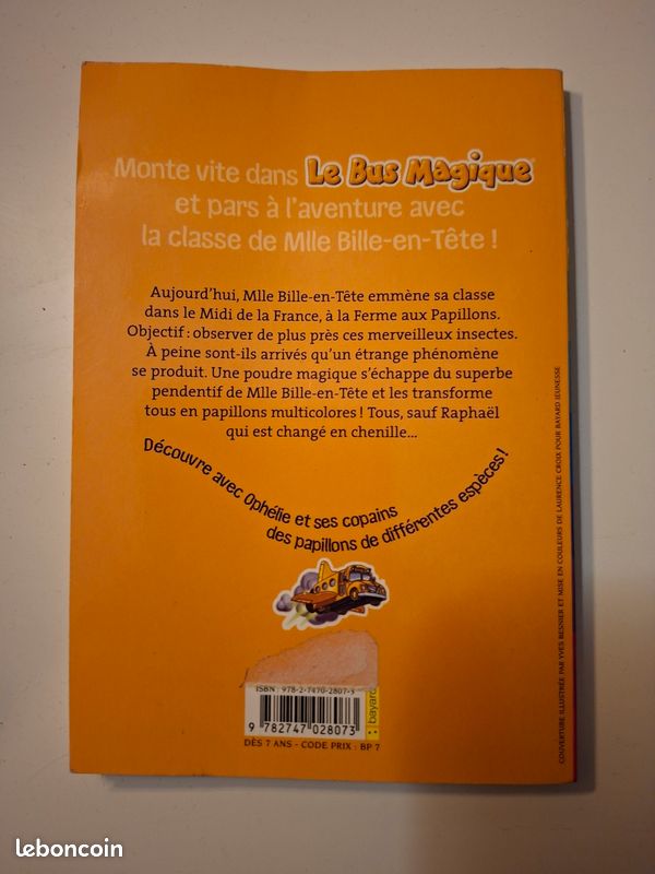 Livre Le bus magiques " La ferme aux papillons" (image 3)
