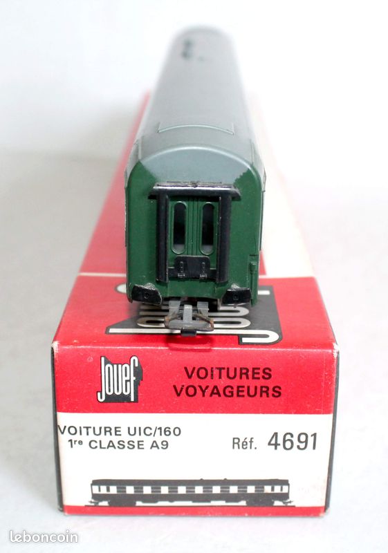 JOUEF HO 4691 VOITURE VOYAGEUR PASSAGER UIC/160 1e CLASSE A9 SNCF 51 87 19-70 38 - Collection