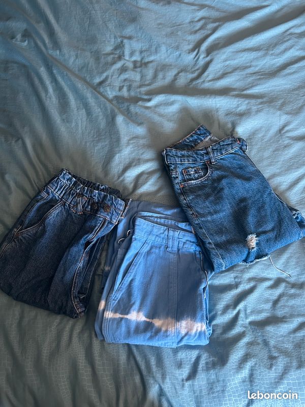 Lot de 3 jeans taille 34 xs (image 2)