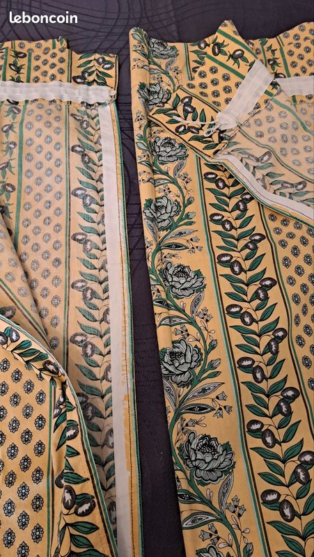 Rideaux tissu provençal (image 2)