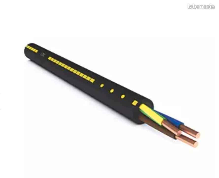 Câble électrique rigide 3g6mm2 fil courant (image 1)