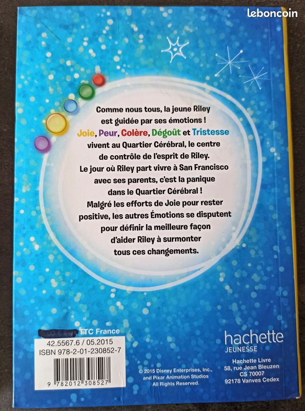 🎬 Lot 2 Livres : Les Minions + Vice-Versa (Disney Pixar) - Bibliothèque Rose (image 9)