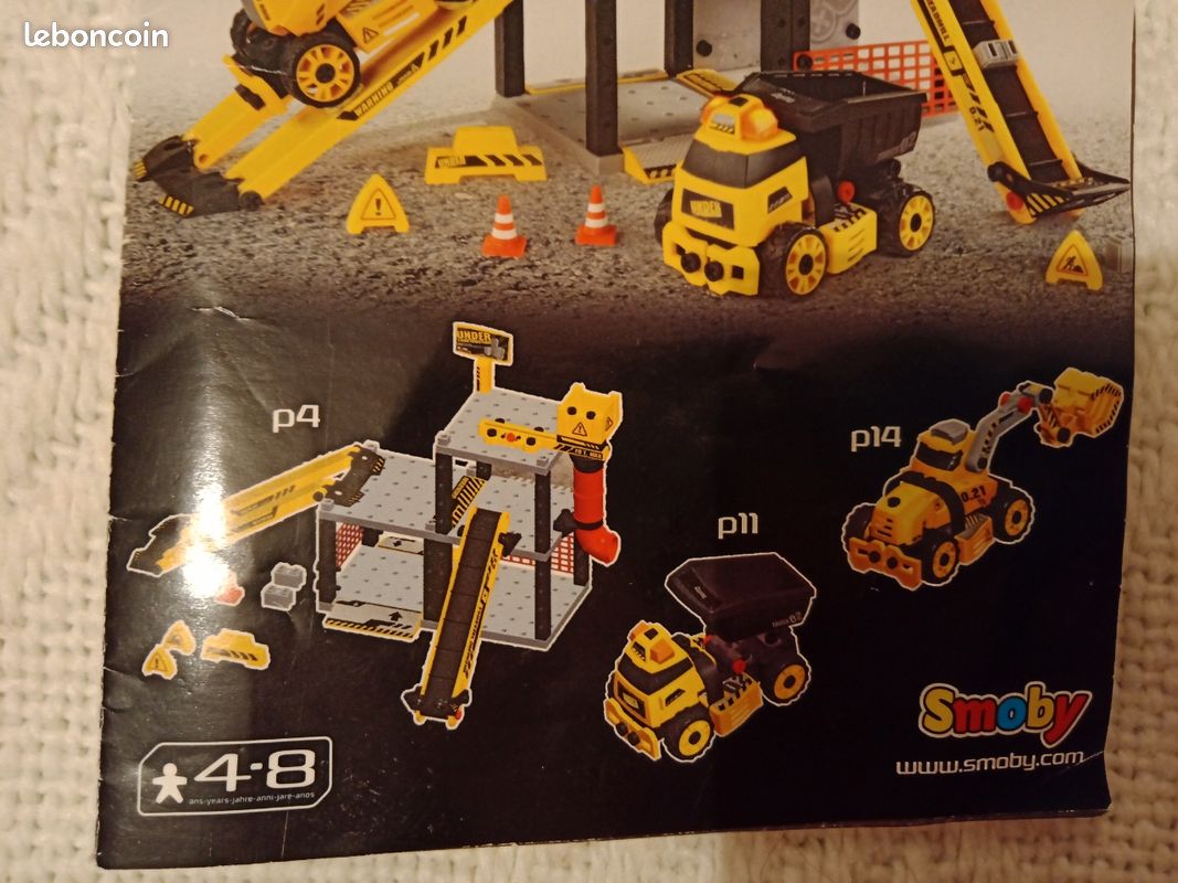 Grue De Construction En Plastique – Jouet Réaliste Avec Pièces Pivotantes Et Amovibles – Pour Enfants Créatifs