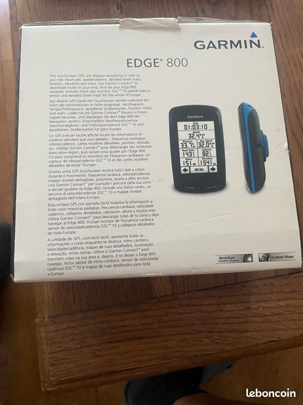GPS Vélo Garmin Edge 800 - Occasion En Bon état, Chargeur Inclus - Idéal Pour Le Cyclisme