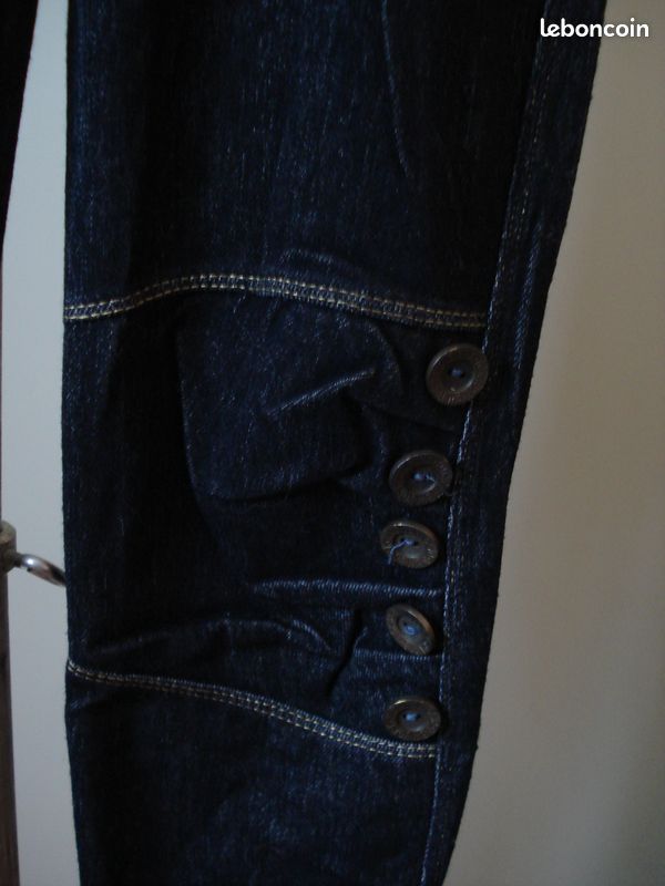 Legging femme imitation jean (image 2)