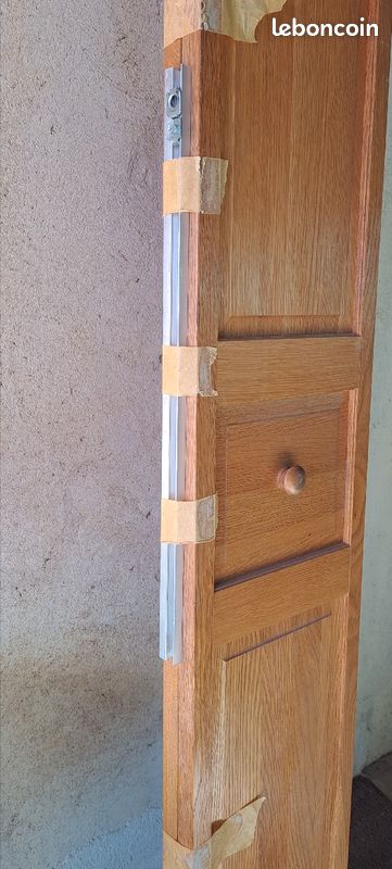 Porte kz en chêne massif 2mx60 (image 2)