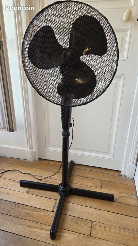 Ventilateur sur pied Monoprix – 3 vitesses – Très bon état (image 1)