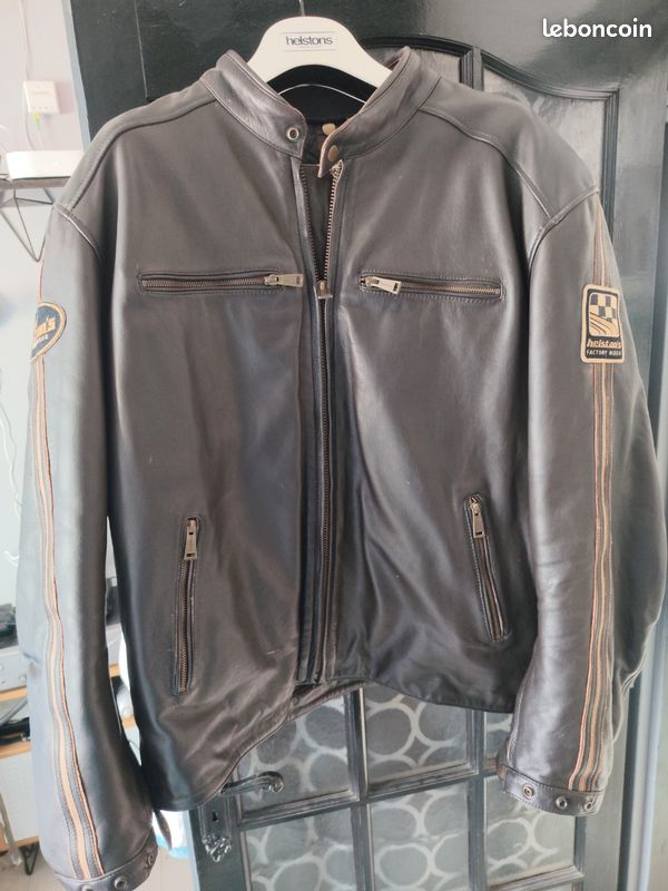Blouson moto cuir homme (image 1)