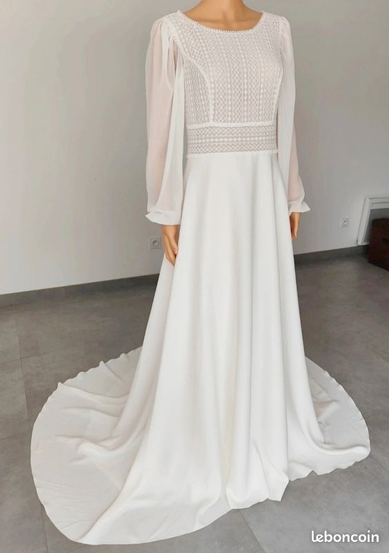 NEUVE - Robe de mariée Bianco evento Hollie taille 42 (image 10)