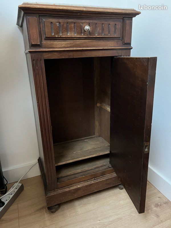 Chevet haut ancien en bois (image 4)