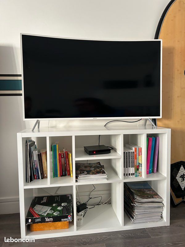 Meuble TV blanc (image 1)