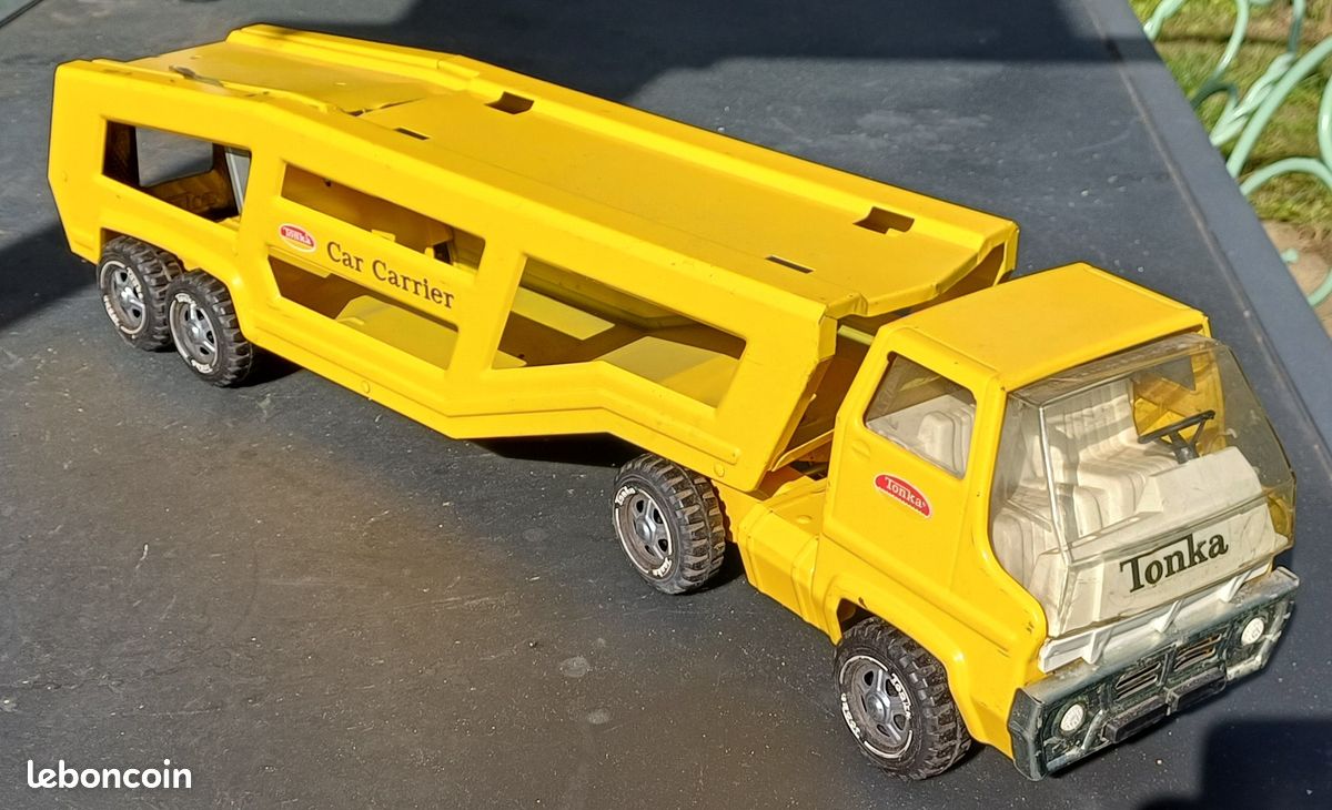 Camion Porte-voitures Tonka Bronco Gozan Spain - Tôle Vintage, Occasion