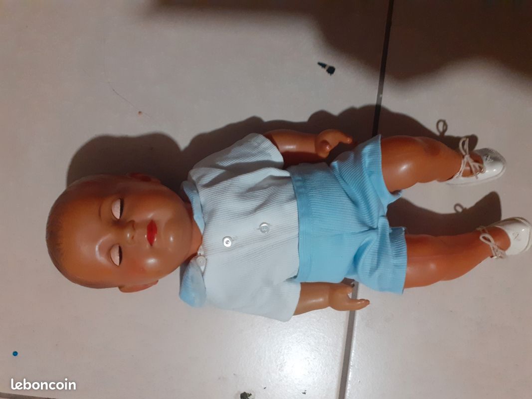 Poupon Celluloïd SNF 50 Cm Année 1960 Parfait État Seingbouse 57455