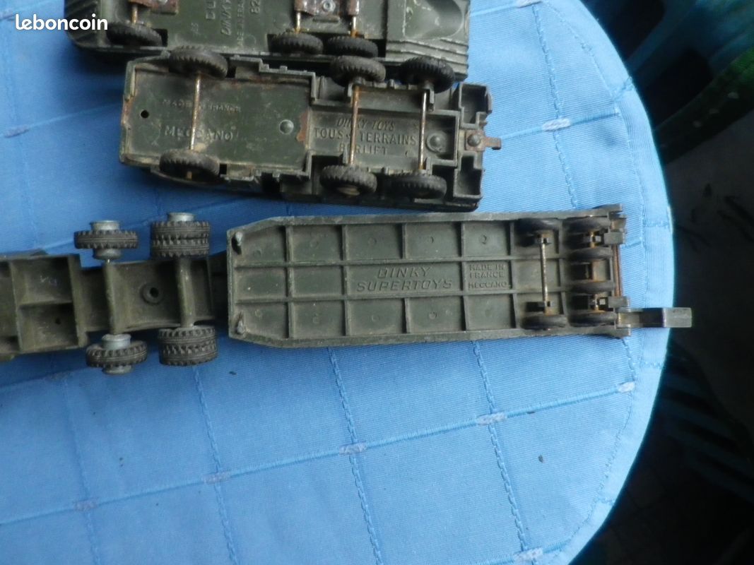 Jouets militaires Dinky Toy Meccano lot de 3 véhicules N°1 (image 8)