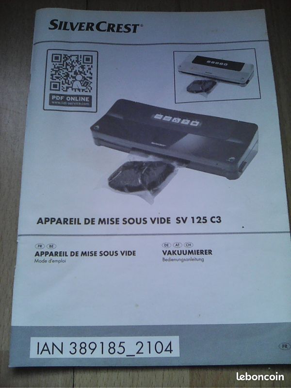 Appareil de mise sous vide & rouleaux SilverCrest (image 9)