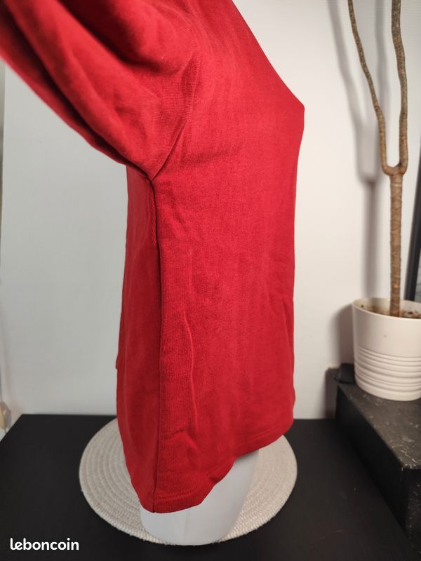 Sweat rouge - Pull & Bear Taille S (image 8)