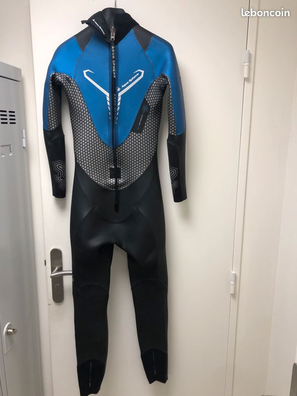 Combinaison De Natation Aquasphere Aquaskin V3 – Triathlon Eau Libre, Taille S, Prix Conseillé 159€