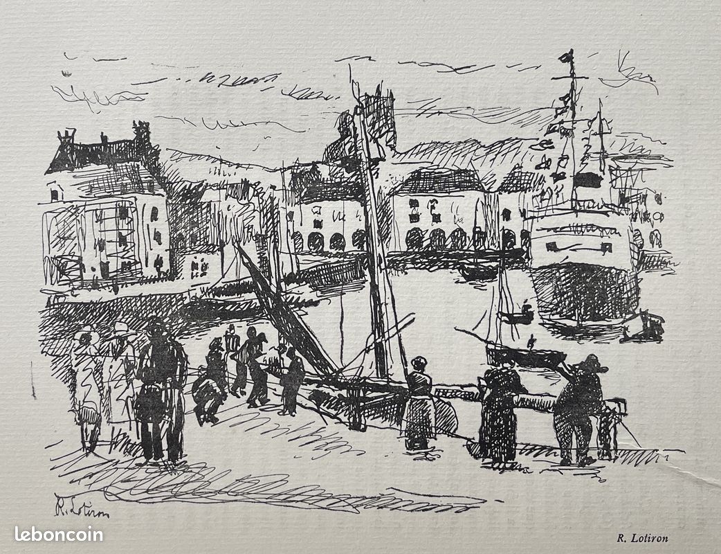 Robert LOTIRON (1886-1966) Phototypie originale (1921) (image 1)