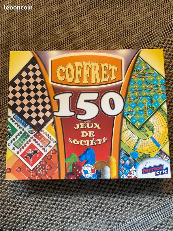 Coffret 150 jeux de société (image 1)